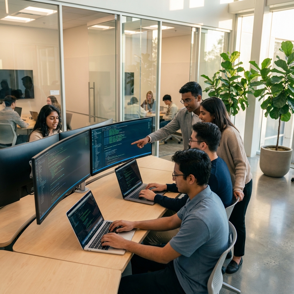IndusForward Institute Students in Lab